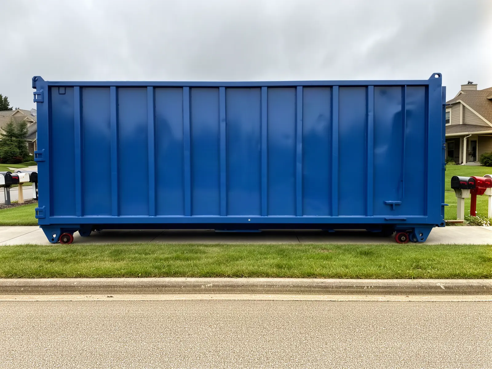 Roll-off dumpster from Farris Brothers Dumpster Rental in Chico, CA